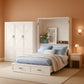 Queen Murphy Bed Cabinet With Integrated USBCharge-0