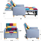 Convertible Sleeper Sofa Chair Rainbow 3In1 Compact