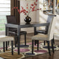 Kimonte Black Dining Room Table Rectangular Contemporary