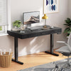 Electric Height Adjustable Desk Black 55x28 Inches