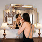 32x48 Inch Gold Wall Mirror Beveled Full Length Mirror
