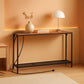 Sofa Console Table 43Inch USBPorts Ultra Durable Matte Finish
