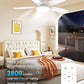 Compact 42-Inch Ceiling Fan With Remote