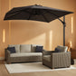 Outdoor Umbrella 8x8 Square Grey Premium Grade All Weather