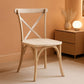 2 Pack Lime Wash X Back Dining Chairs Stackable For Banquet Hall And Dining Room Areas