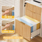 Natural Oak Industrial Grade Filing Cabinet Drawers-2