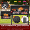 Black Charcoal Grill 535 SquareInches Offset Smoker