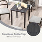 Graphite Square Dining Table Contemporary Solid Wood