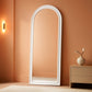 Arched Freestanding Floor Mirror 63x24 Inches White