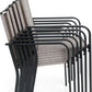 7 Piece Outdoor Dining Set with Stackable Chairs