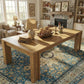 71 Farmhouse Dining Table Rectangular Natural Finish
