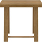 Counter Height Dining Table Forty One Inch Pecan Wire brush