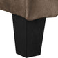 Harrington Microfiber Brown Three Seat Sofa Living Room