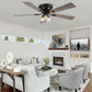 52-Inch Vintage Farmhouse Reversible Ceiling Fan