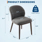Dining Chairs Set Collection Upholstered Wood Legs
