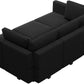 Modular Velvet Sectional Sofa With Chaise For Living Room-1