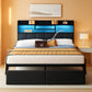 Queen Platform Bed Frame With Ultra comfortable Storage