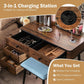 Makeup Vanity Table Featuring Large Illuminated Mirror