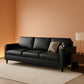 Black Seventy ThreeInch Three Seater Sofa For Living Room