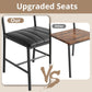Industrial Dining Room Table Set For Four Rustic Brown