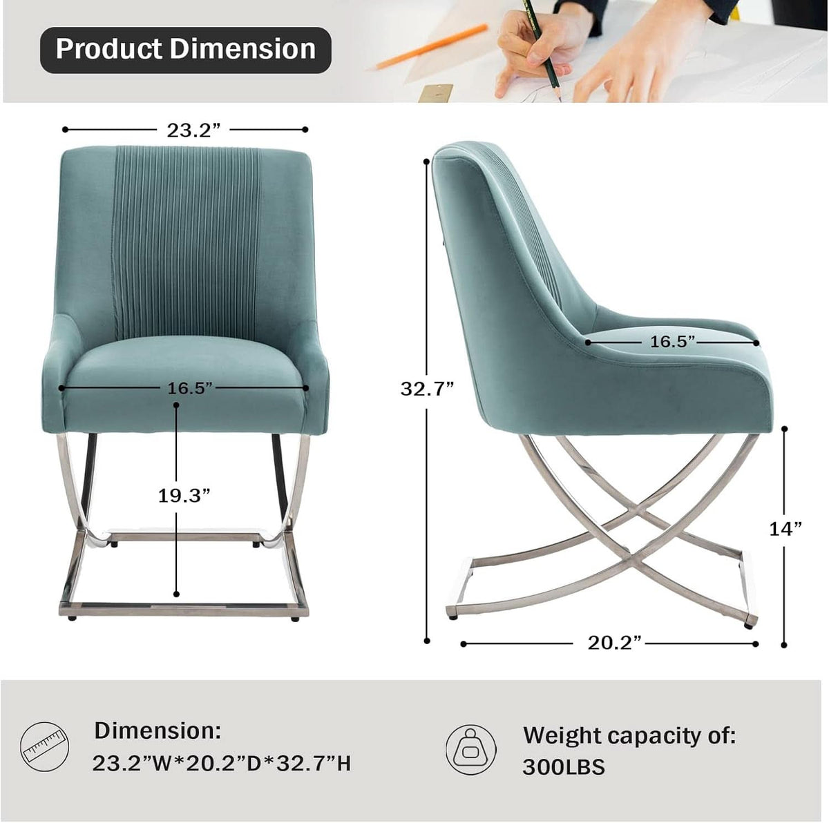 Emerald Green Velvet Tufted Dining Chairs Collection
