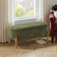 Green Oversized Storage Solution Bench Ottoman Bedroom