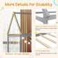 Grey Twin Montessori Playhouse Bedstead Slats Frame