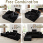 104 Inch L Shape Modular Sectional Couch with Chaise