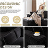 104 Inch L Shape Modular Sectional Couch with Chaise