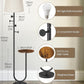 Rustic Brown Floor Lamp With ThreeColorTemperature
