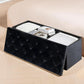 Black Premium Velvet Storage Ottoman Bench Bedroom