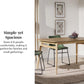 Mid-Century Solid English Ash Dining Table 59-Inch