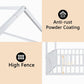 Premium Powder Coated Metal Montessori Floor Bed White