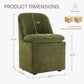 Green Upholstered Dining Chairs With Washable Slipcovers