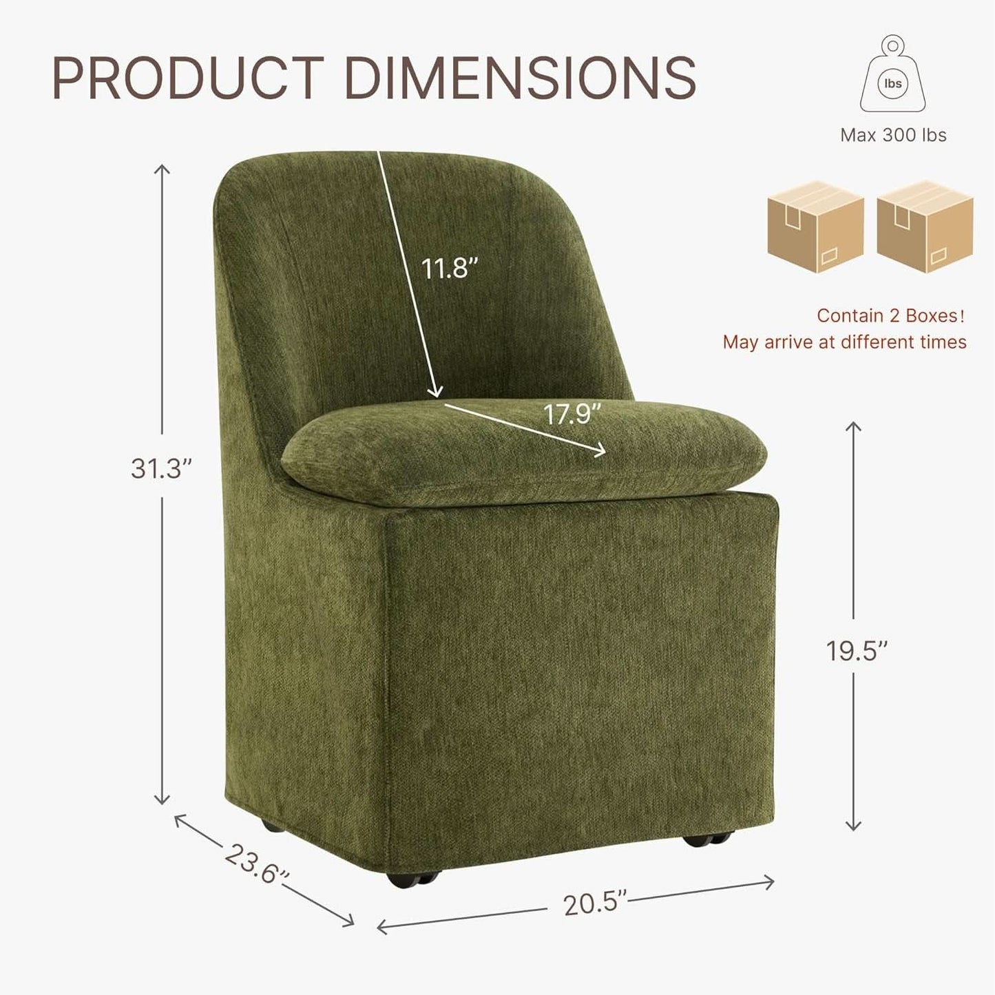 Green Upholstered Dining Chairs With Washable Slipcovers