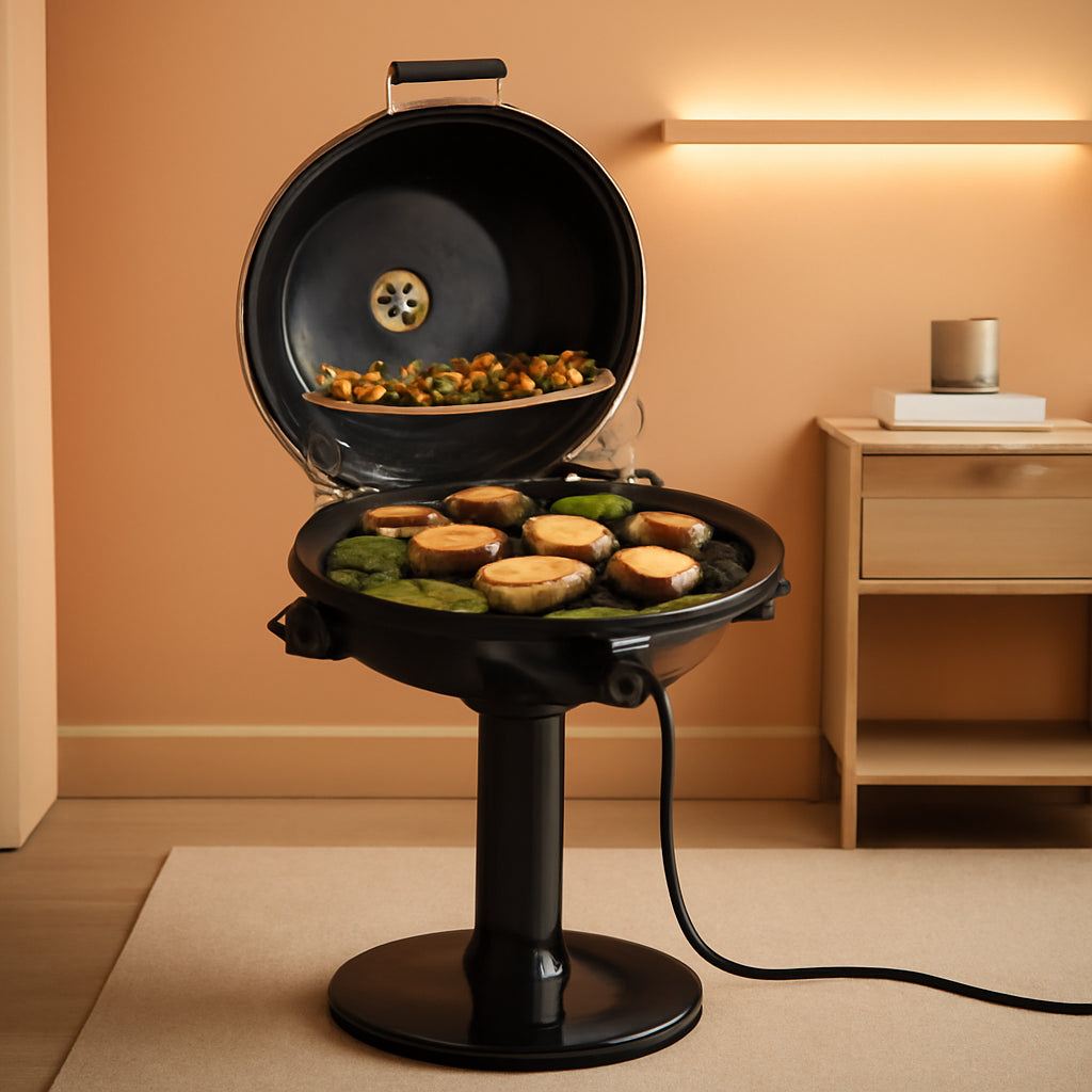 Electric Outdoor Grill 1600W Portable Weatherproof Barbecue