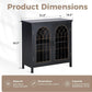 Small Solid Wood Hallway Storage Solutions Cabinet-1
