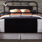 Industrial Grade Metal Bed 80 Inches Distressed Vintage