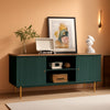 55 Inches Fluted TV Stand Entertainment Center Premium
