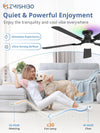 52 Inch Smart Black Ceiling Fan Energy Efficient Cooling