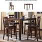 Brown Contemporary Engineered Wood Dining Table Set