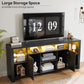 Eighty Inch TV Stand With Integrated LED Entertainment