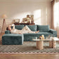 95 Inch Luxurious Sectional Sofa Memory Foam Cushions