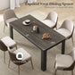 Grey 63 Inch Dining Table Farmhouse Kitchen Center Table