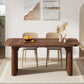 Espresso 62 Inch Rectangular Hardwood Dining Table