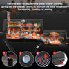 Foldable Portable Charcoal Grill With Smoking Function