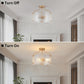 Gold 16Inch Semi Flush Ceiling Light Fixture Radiant