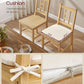 Luxurious Handcrafted Solid Wood Dining Chairs Set