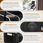 Black Velvet Luxe Sleeper Sofa Bed USB Charging Port