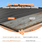 10x12 Cedar Gazebo Gray Weatherproof Sloped Roofing
